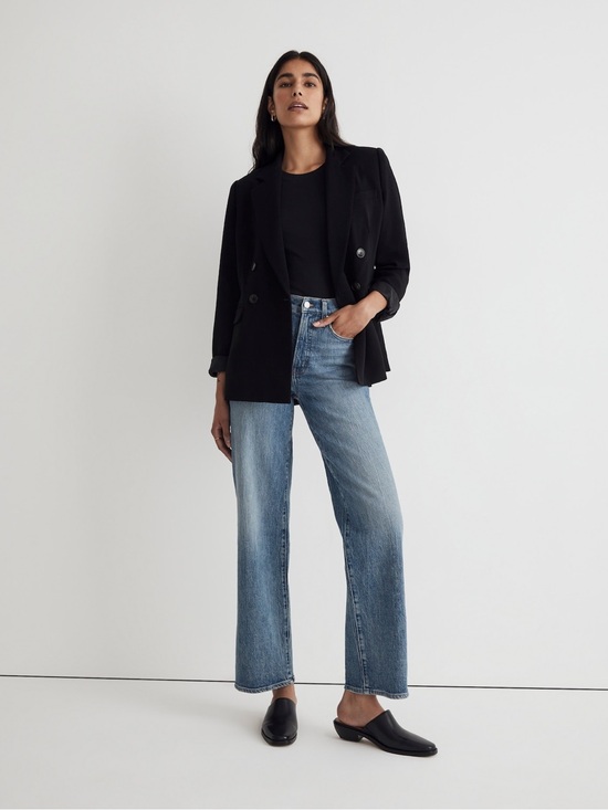 Madewell Denim - Madewell Classic Petite Perfect Vintage Wide-Leg Jeans  Heathcote Wash Sz 31